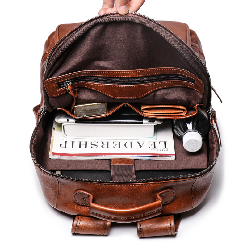 Corvina - Genuine Cowhide Leather Backpack