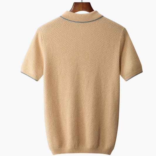 Quenric - Merino & Cashmere Polo Shirt