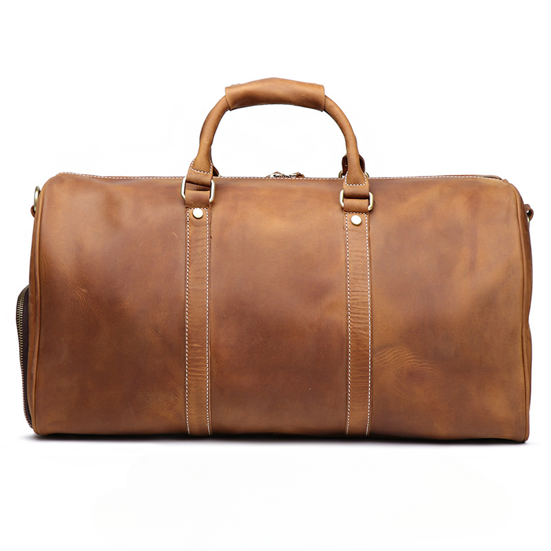 Darius - Genuine Cowhide Leather Duffel Bag