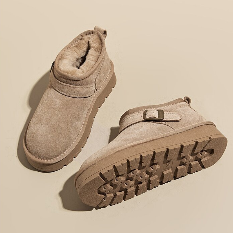 Lorcan - Cow Suede Ankle Boots