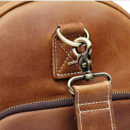 Darius - Genuine Cowhide Leather Duffel Bag
