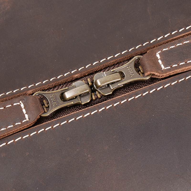 Elarae - Genuine Cowhide Leather Duffel Bag