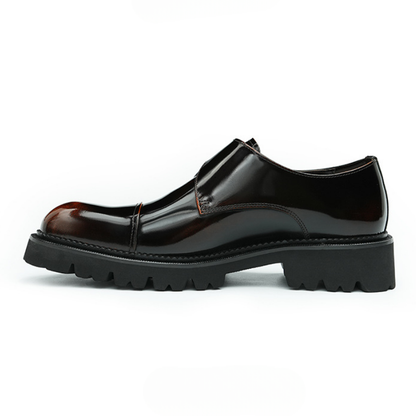 Perrin - Cowhide Monk Strap Shoes