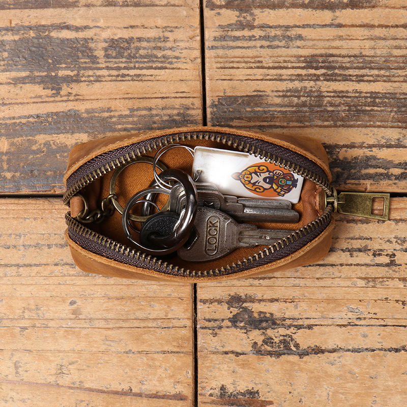 Nerisse - Genuine Cowhide Leather Key Case