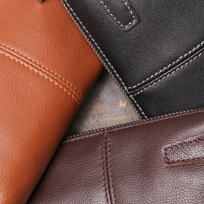 Ameliora - Genuine Cowhide Leather Wristlet