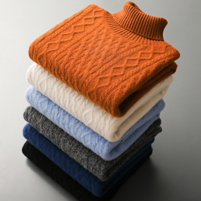 Hadrian - Merino Wool Turtleneck Sweater