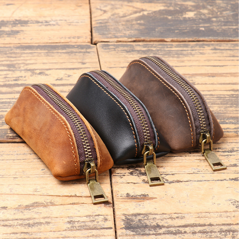 Nerisse - Genuine Cowhide Leather Key Case