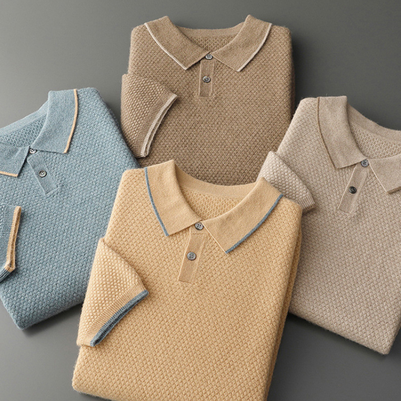 Quenric - Cashmere Polo Shirt