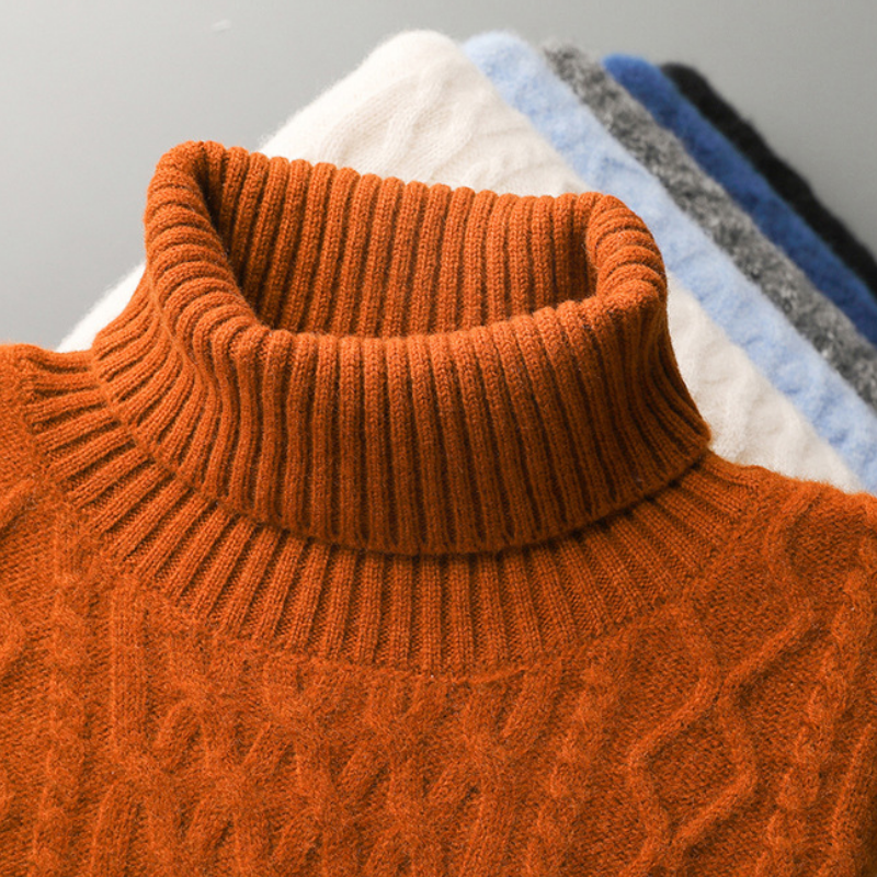 Hadrian - Merino Wool Turtleneck Sweater