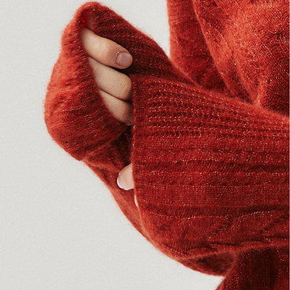 Elaren - Merino Wool & Cashmere Knit Sweater