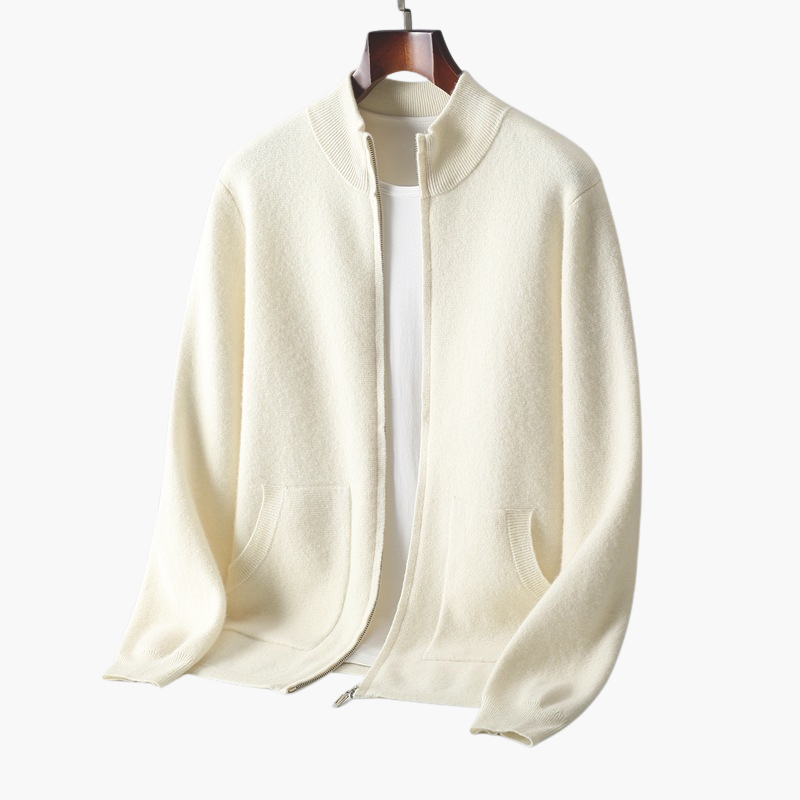 Soren - Merino Wool Zip Sweater
