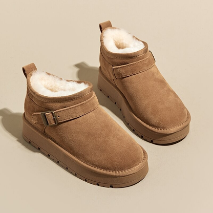 Lorcan - Cow Suede Ankle Boots