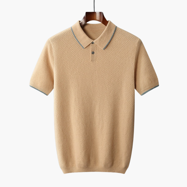 Quenric - Merino & Cashmere Polo Shirt