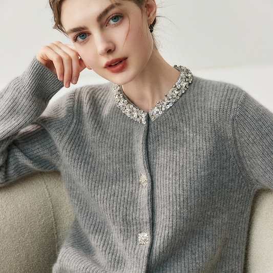 Elanisse – Merino & Cashmere Cardigan