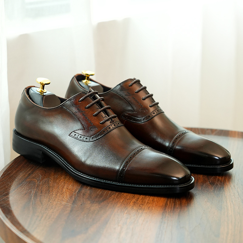 Neris - Cowhide Oxford Shoes