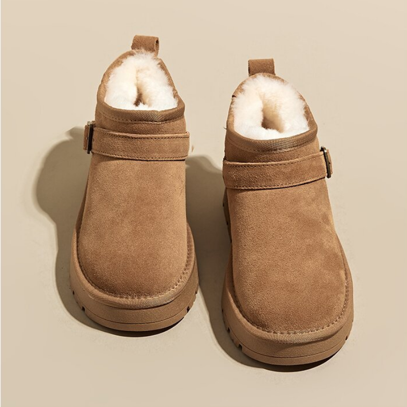 Lorcan - Cow Suede Ankle Boots