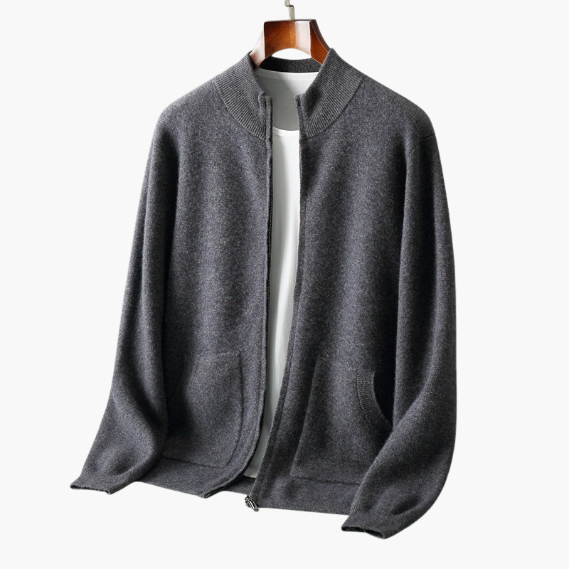 Soren - Merino Wool Zip Sweater