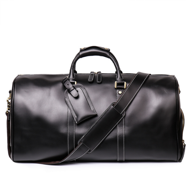 Darius - Genuine Cowhide Leather Duffel Bag