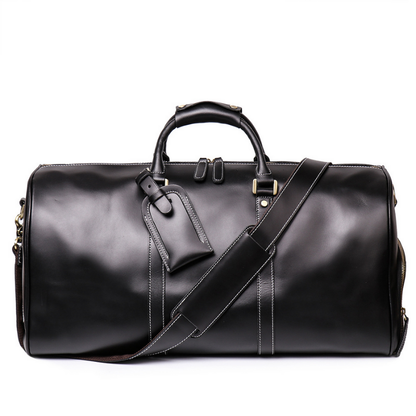 Darius - Genuine Cowhide Leather Duffel Bag