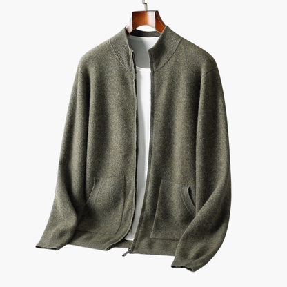 Soren - Merino Wool Zip Sweater