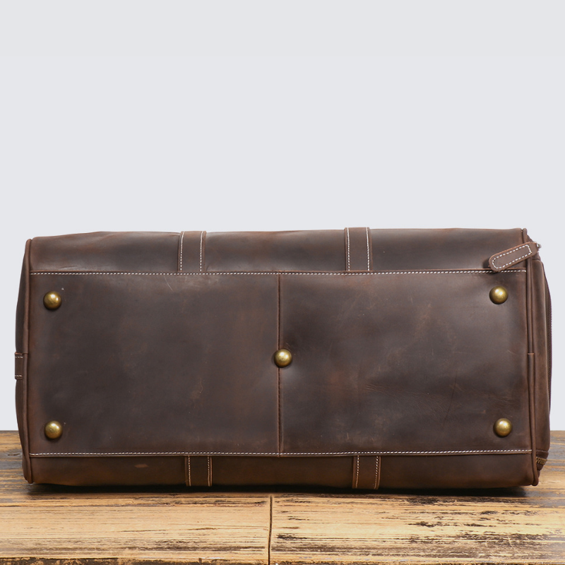 Elarae - Genuine Cowhide Leather Duffel Bag