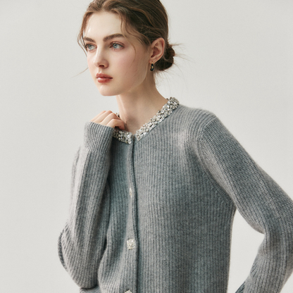 Elanisse – Merino & Cashmere Cardigan