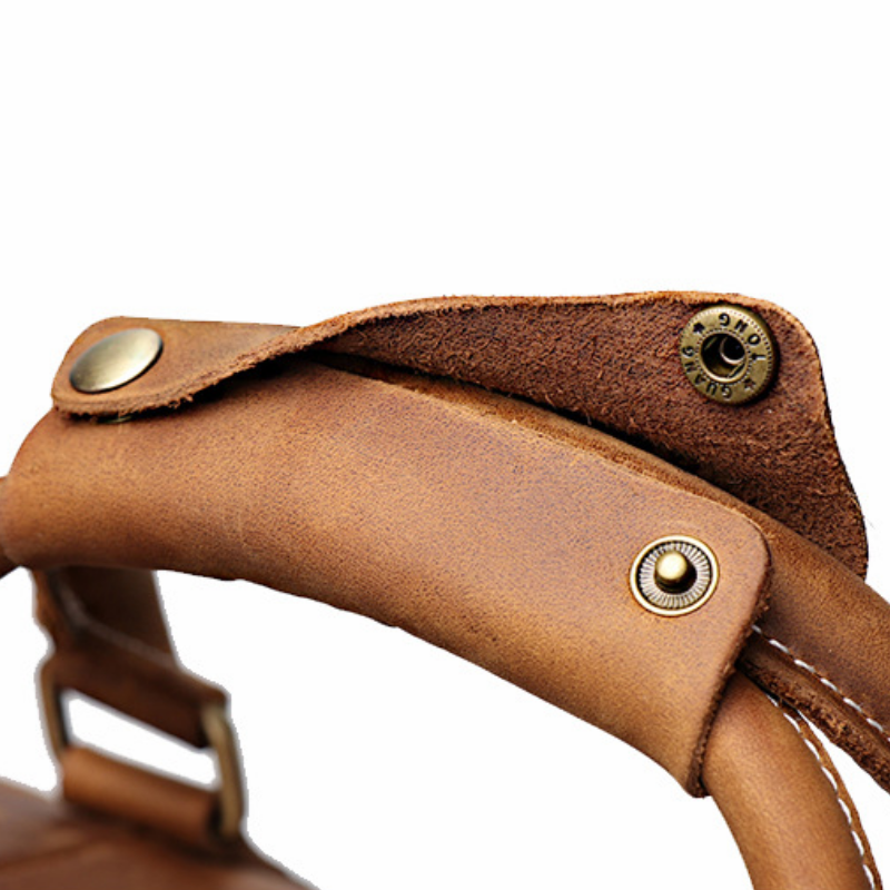 Darius - Genuine Cowhide Leather Duffel Bag