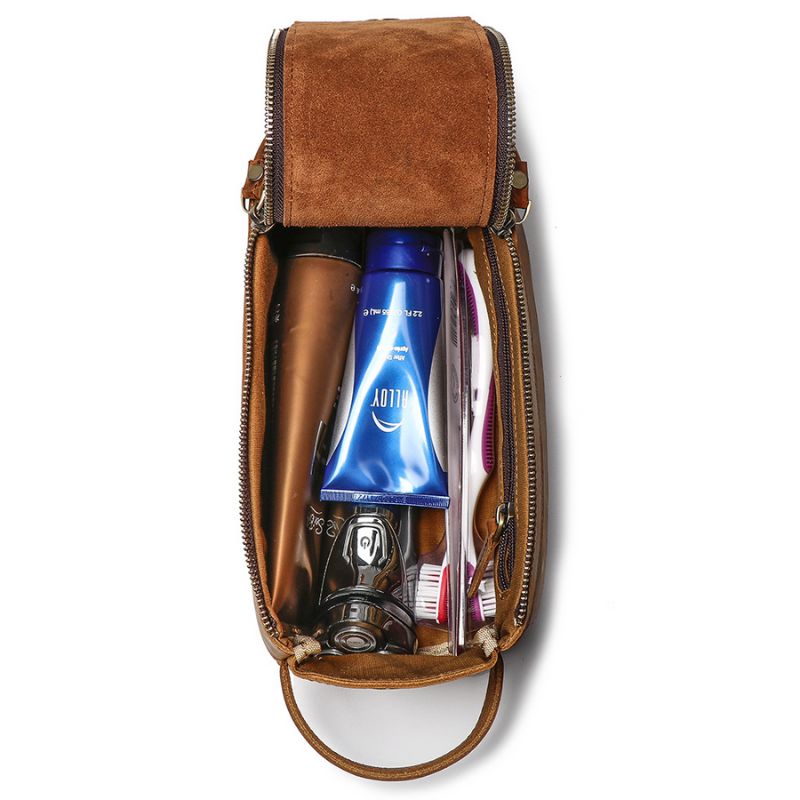 Caelum - Genuine Cowhide Leather Dopp Kit