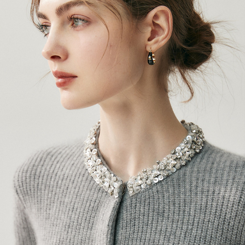 Elanisse – Merino & Cashmere Cardigan