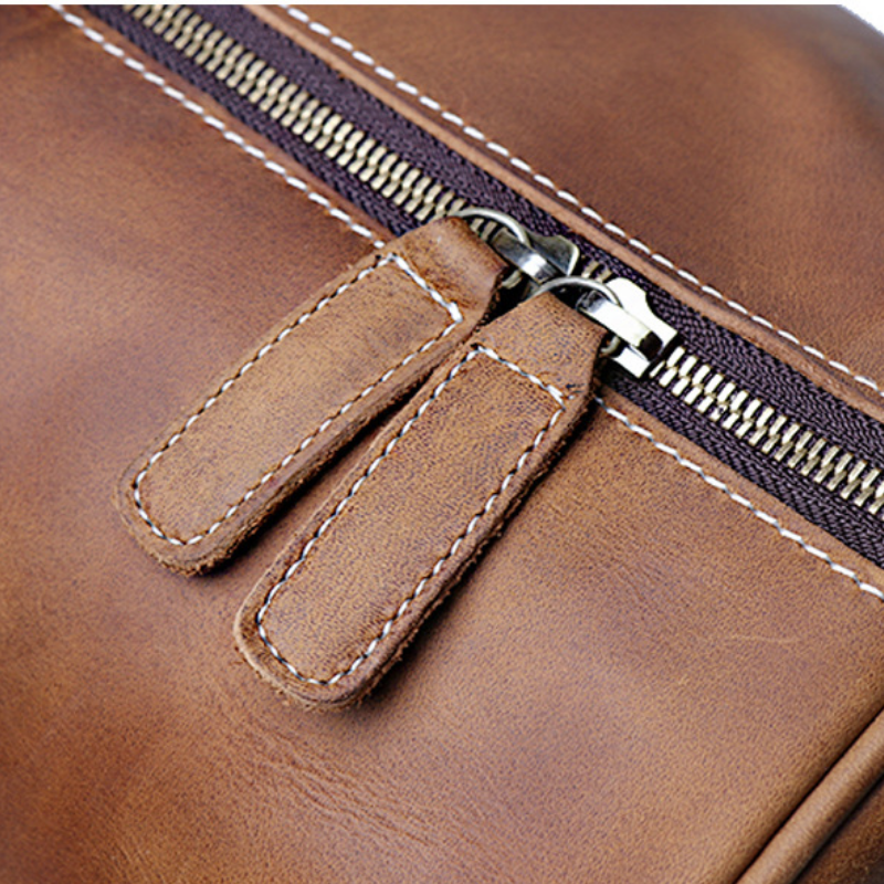 Darius - Genuine Cowhide Leather Duffel Bag